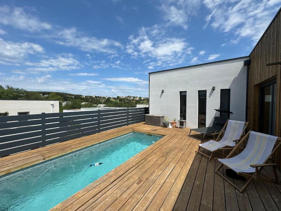 Luxury Villa With Pool And View Juvignac Kültér fotó